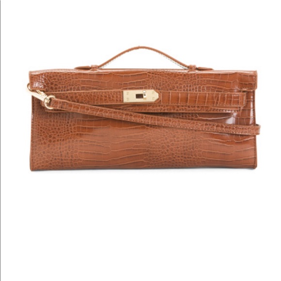 Handbags - Crocodile crossbody clutch bag